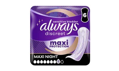 Free Always Discreet Maxi Night Pads
