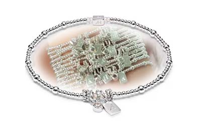 Free Zodiac Tag & Birthstone Silver Bracelet