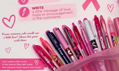 Free Pilot Pink Pencil Case