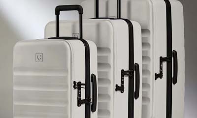 Win An Antler Icon Stripe Dual Opening Suitcase Set
